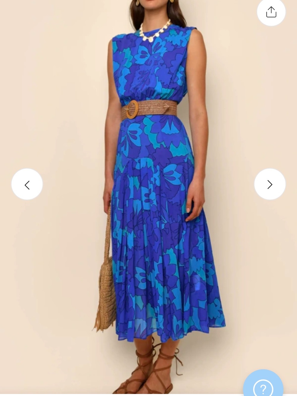 RARE HTF Rixo Coralie Godet Skirt Dress